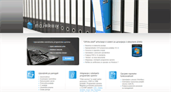 Desktop Screenshot of mojarhiv.si